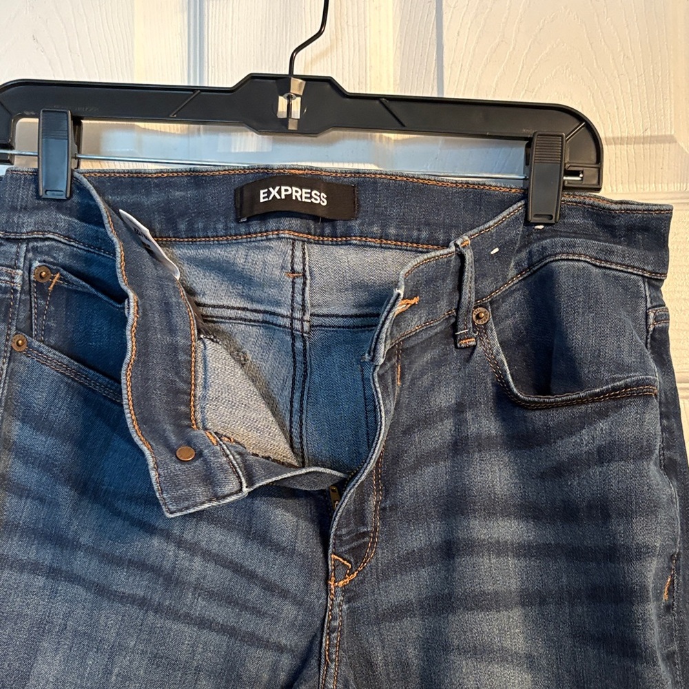 Express Denim Blue Jeans